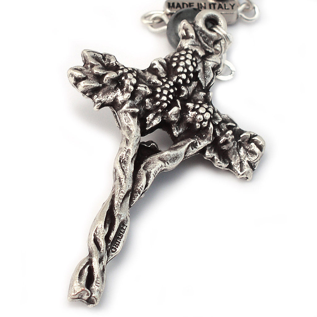 Rosario argentato San Giuseppe