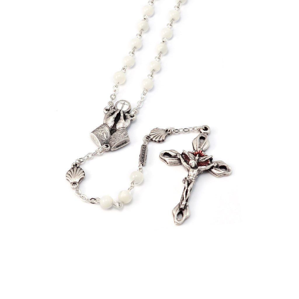 Rosario argentato RCIA