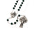 Saint Patrick Malachite & Silver Rosary