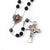 Rosaries for Men with Hematite, Black Agate & Silver
