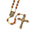 Saint Francis and Saint Clare of Assisi Gold Rosary