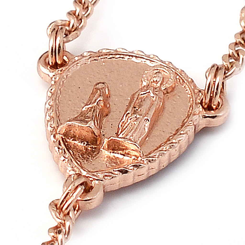 Precious Rose Quartz &amp; Rose Gold Rosary