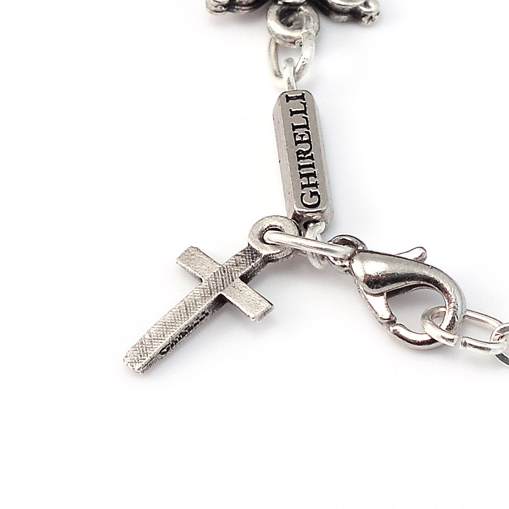 Bracciale argentato Apparizione di Fatima