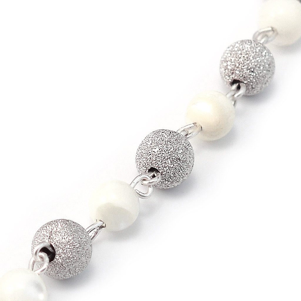 Bracciale prezioso Madreperla e Argento 925