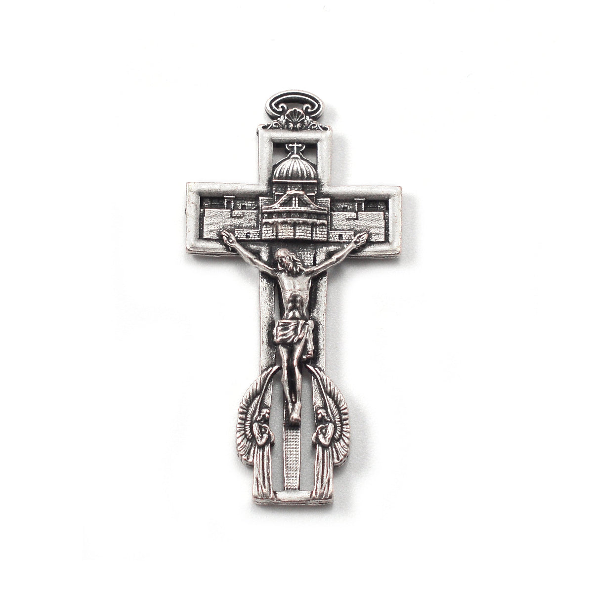 Church of the Holy Sepulchre rosary with red glass beads