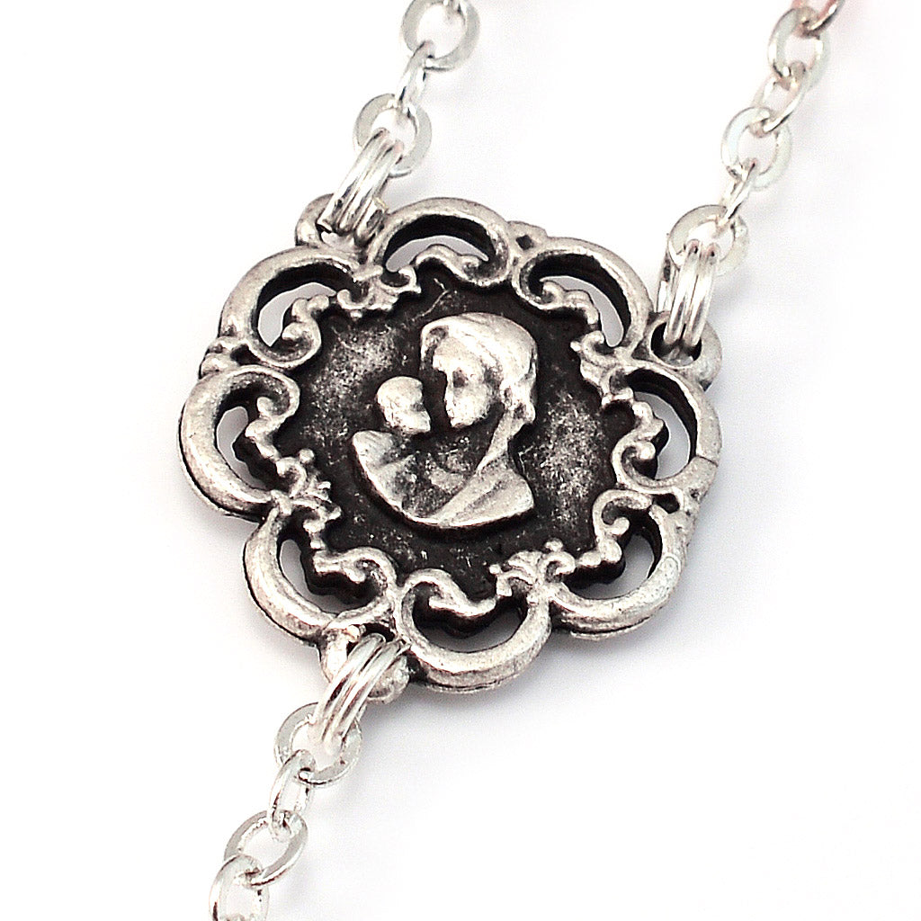 Motherly Embrace Decade Rosary, Lilac