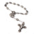 Saint Therese of Lisieux Ghirelli Silver Decade Rosary