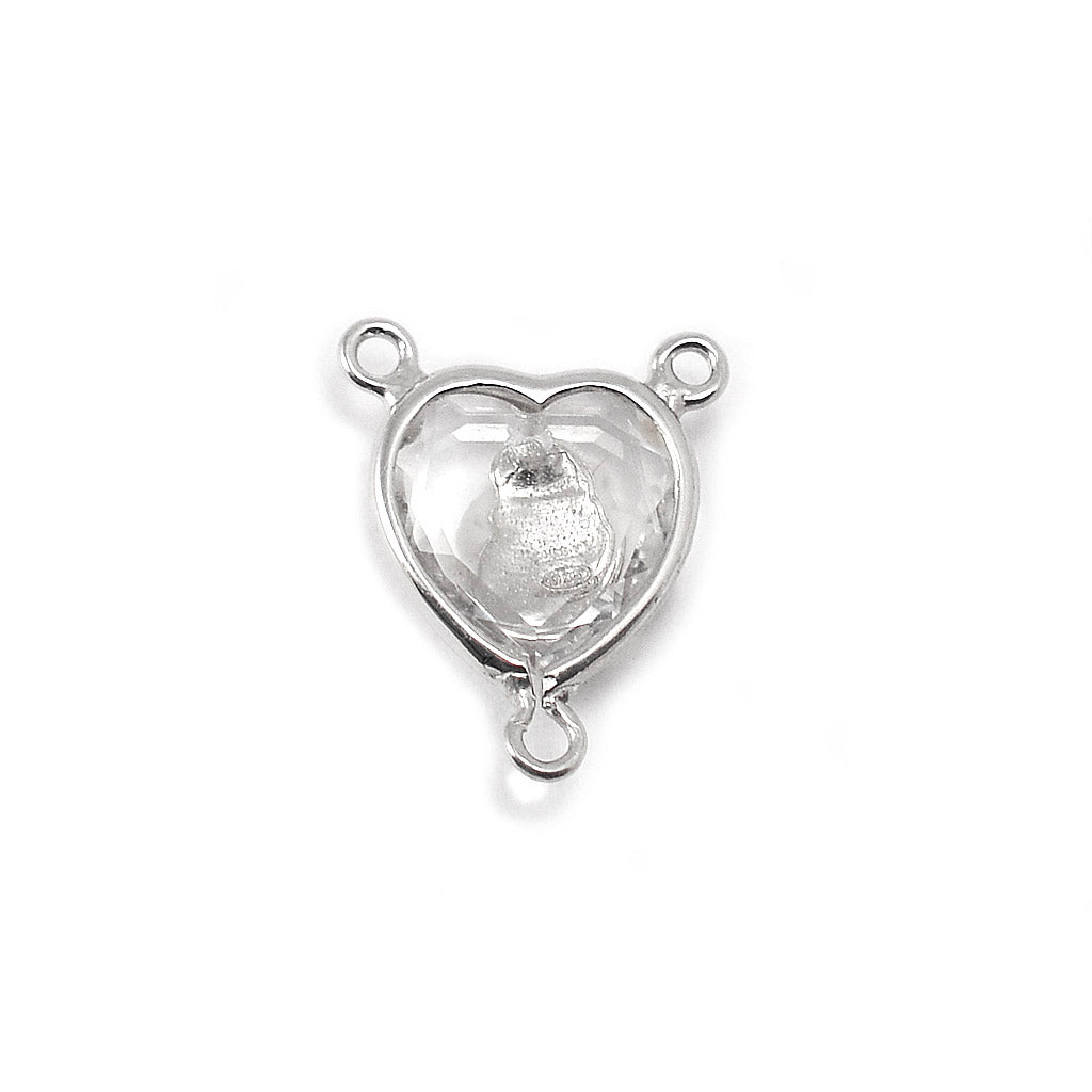 Rosario Swarovski® Argento 925 placcato Rodio