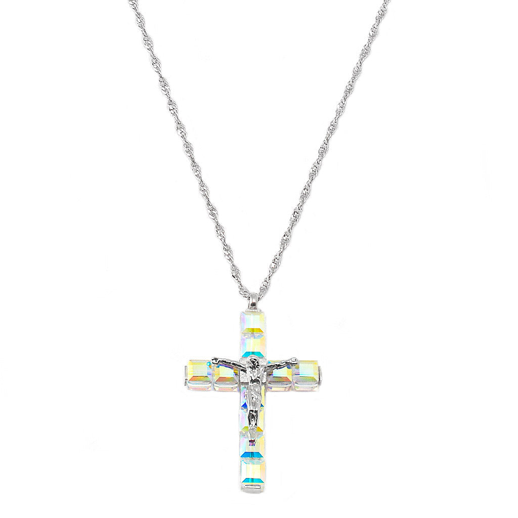 Croce pendente Swarovski® Argento 925