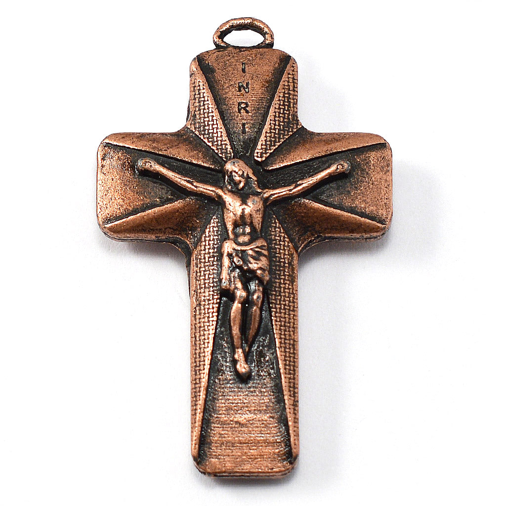 Our Lady of Fatima Rosary with Italian Wood Black Beads