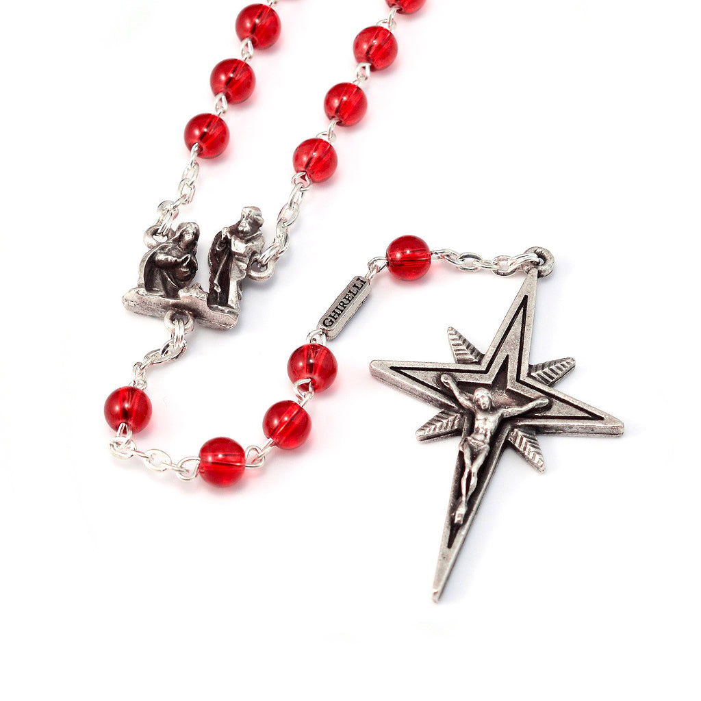 Rosario argentato S. Natale