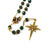Holy Christmas Nativity Star Gold Rosary