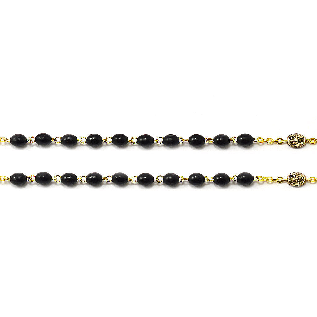 Our Lady of the Miraculous Medal Rosary with Italian Wood
