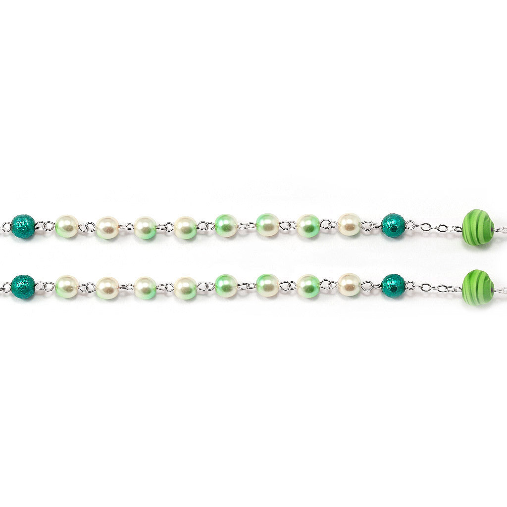 Saint Patrick Rosary in Murano Glass &amp; Silver