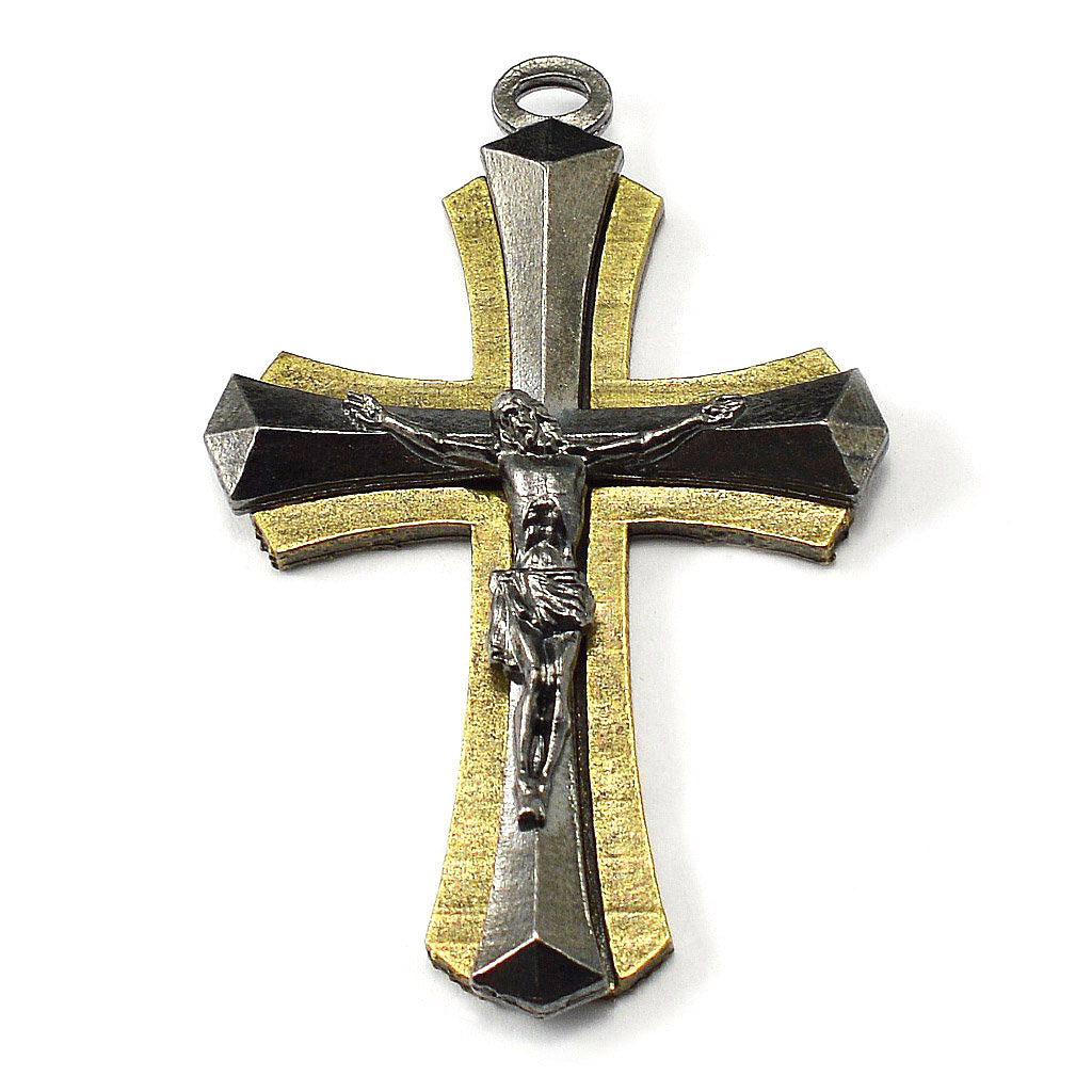 Saint Joseph Rosary in bronze and hematite beads