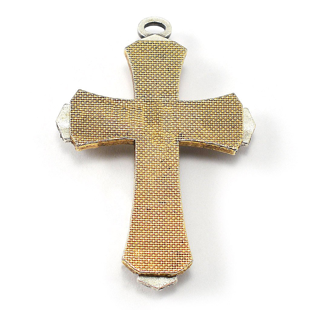 Saint Joseph Rosary in Silver, Gold &amp; Hematite