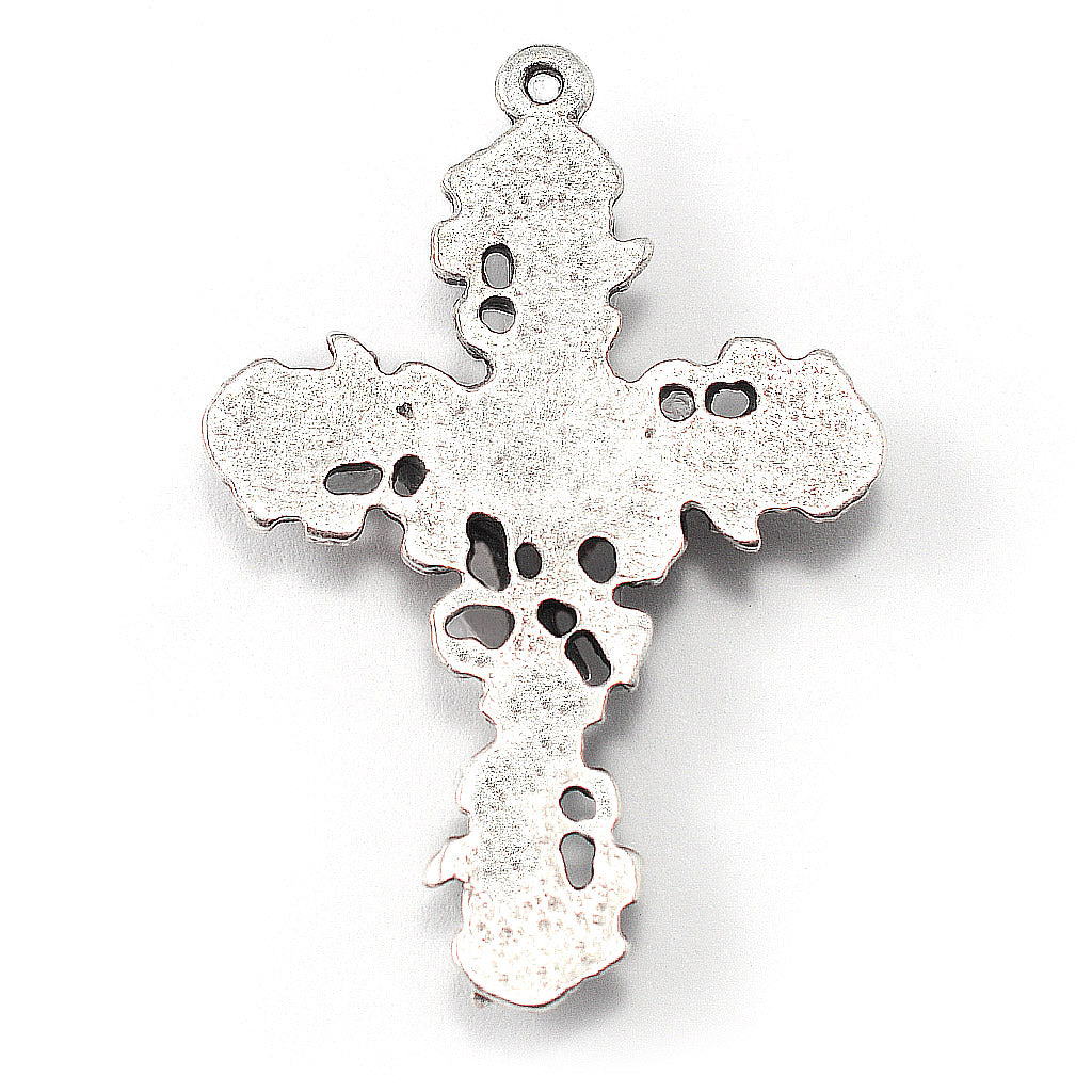 Saint Therese of Lisieux Blush &amp; Silver Roses Rosary