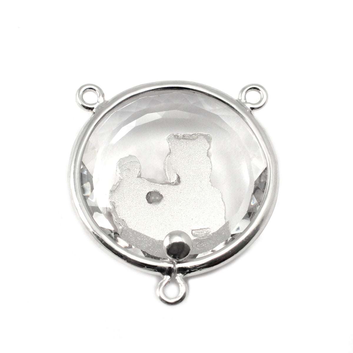 Rosario Swarovski® Argento 925 placcato Rodio