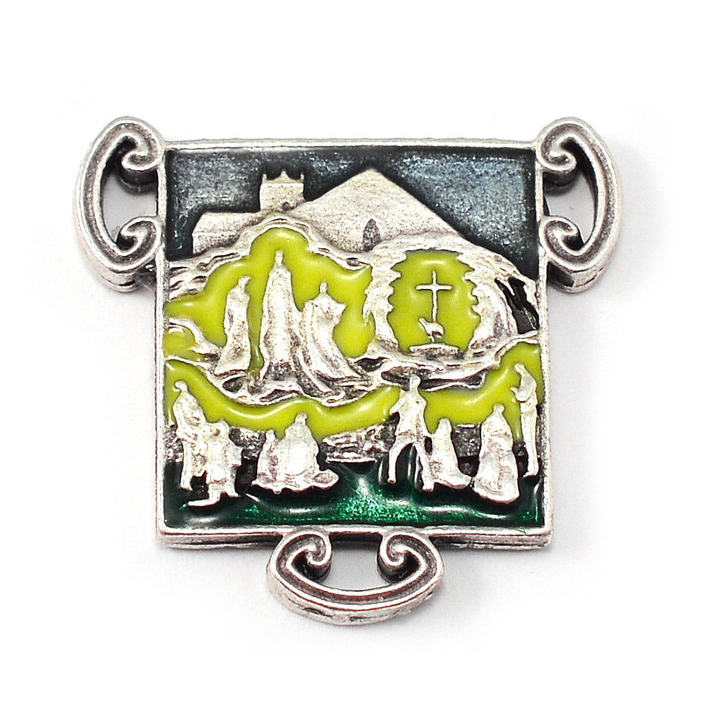 Our Lady of Knock Queen of Ireland with Multicolored Glass