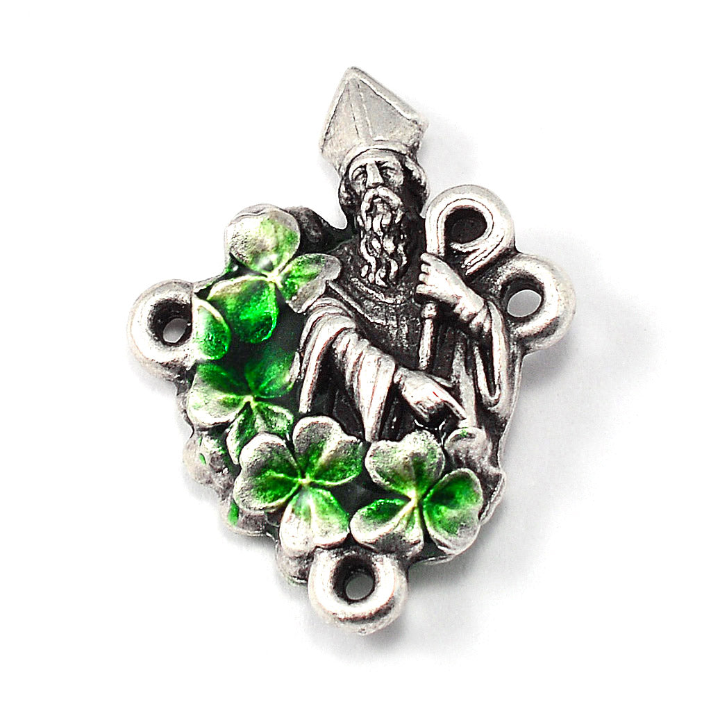 Saint Patrick Rosary in Murano Glass &amp; Silver