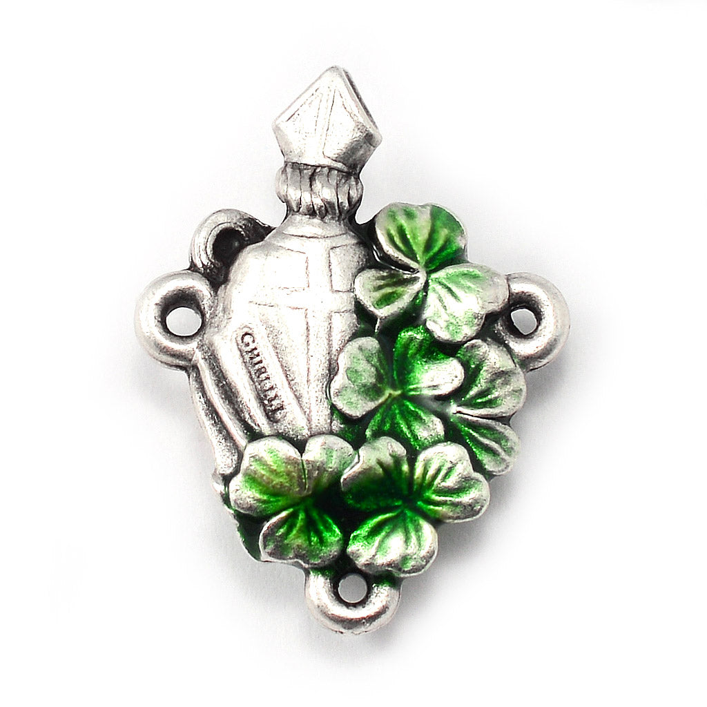 Saint Patrick Rosary in Murano Glass &amp; Silver