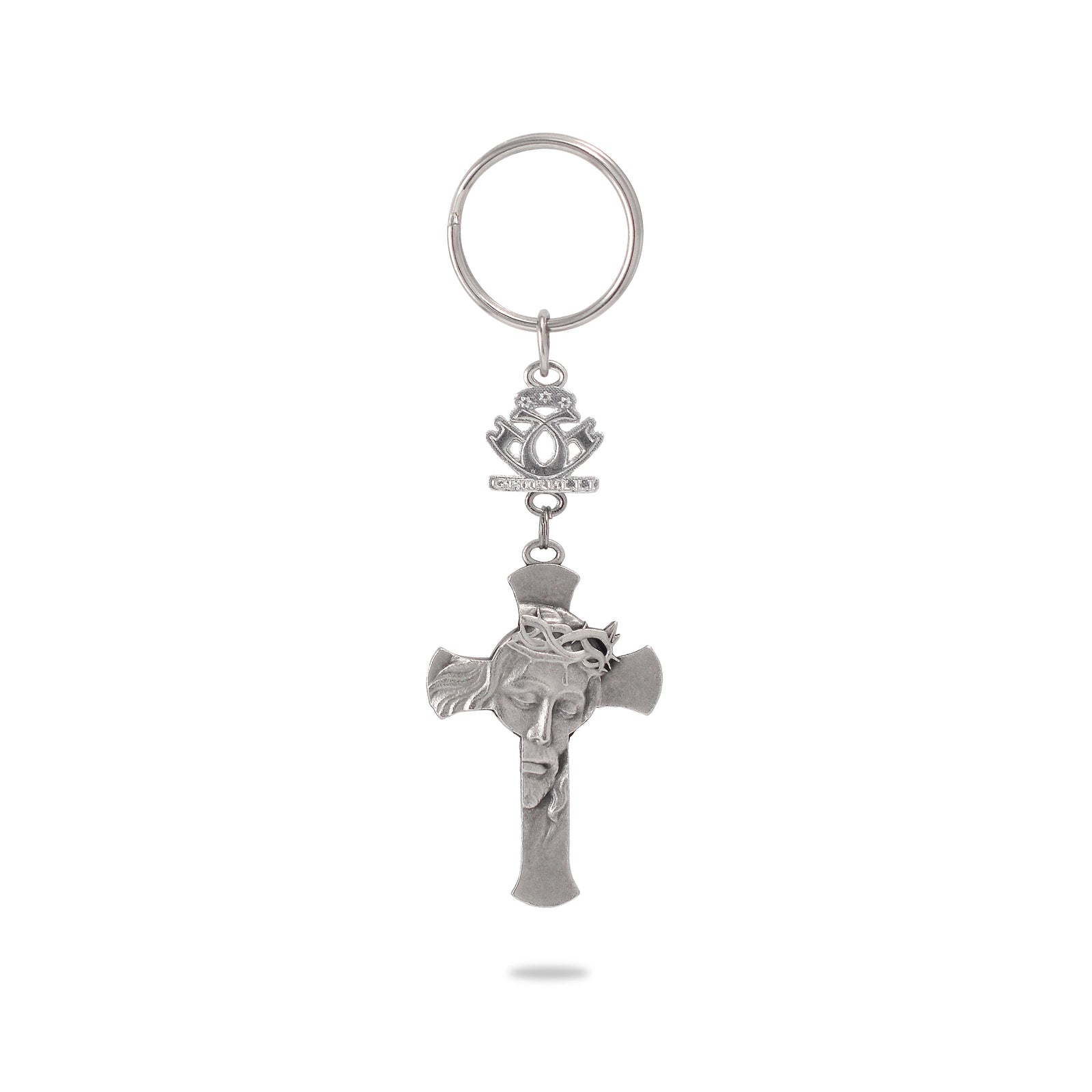 KEY CHAIN - SACRED FACES CRUCIFIX