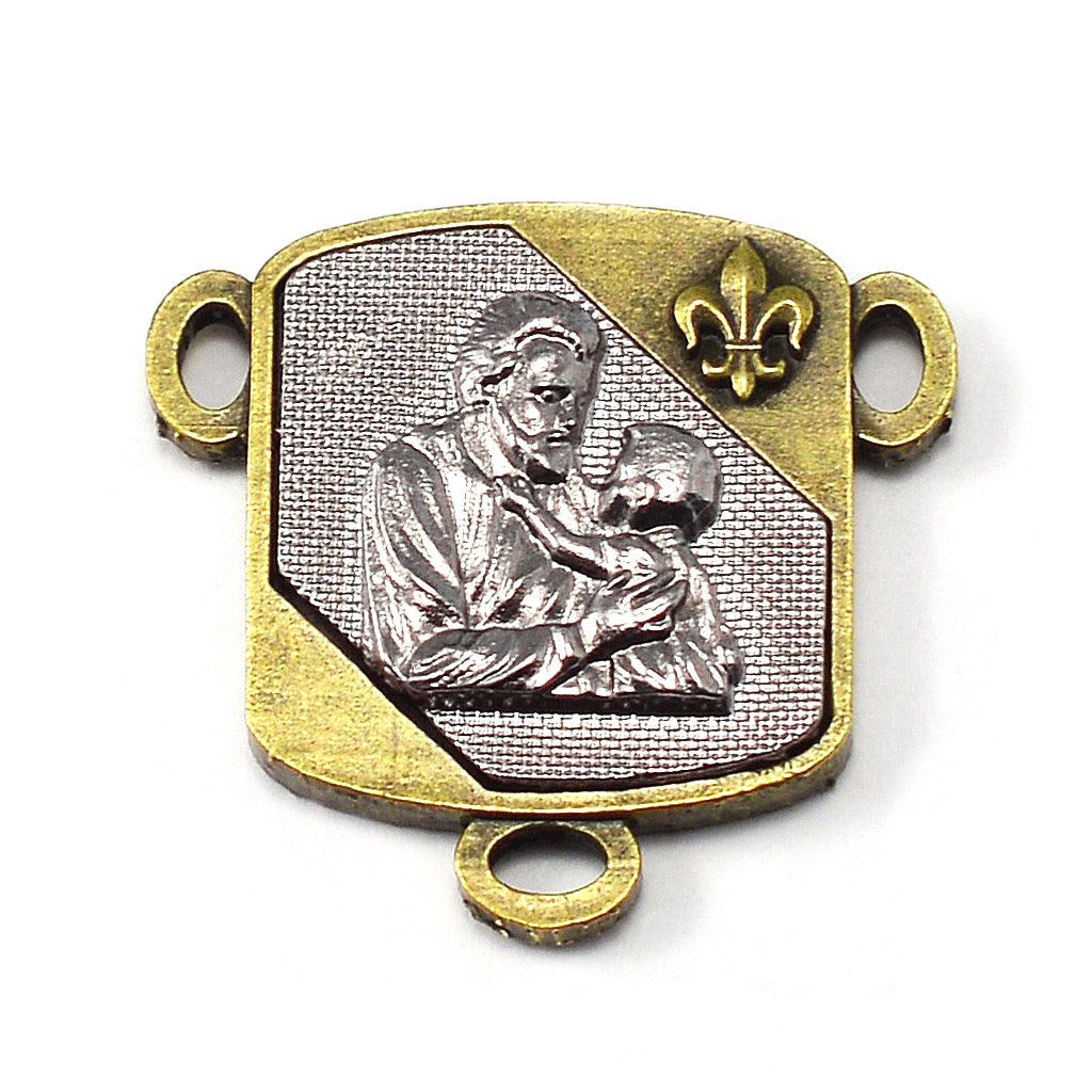 Ghirelli Saint Joseph Rosary antique bronze finish